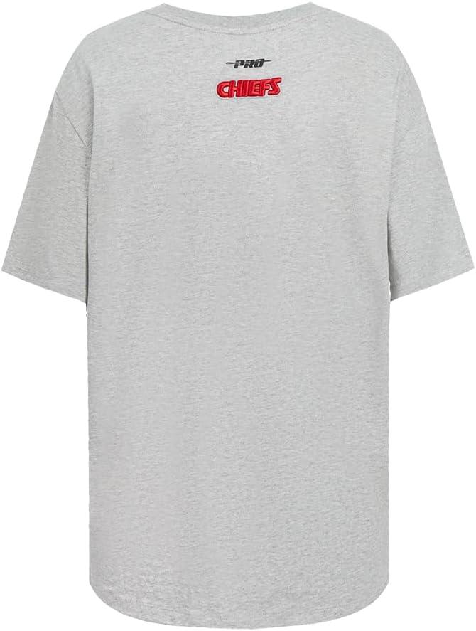 imagePro Standard Womens NFL Script Tail Bf TeeHeather Grey