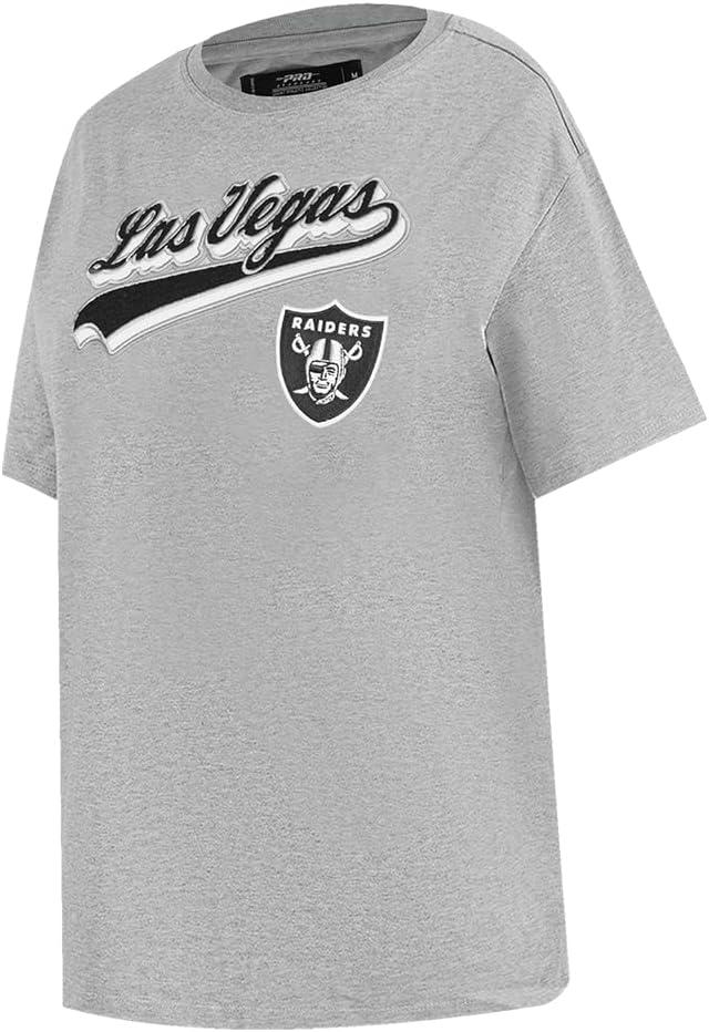 imagePro Standard Womens NFL Script Tail Bf TeeHeather Grey