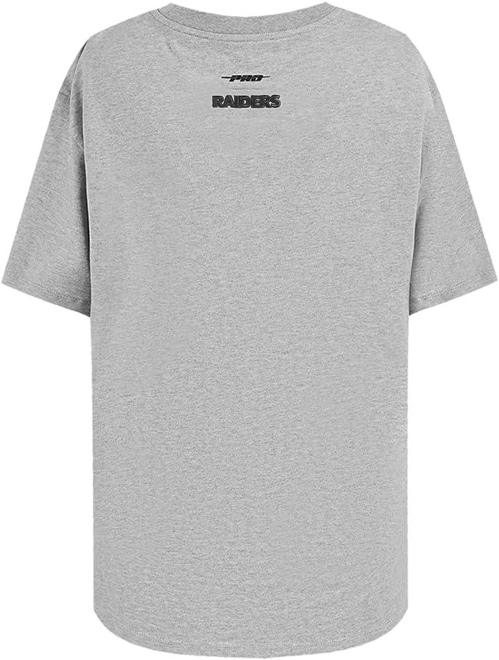 imagePro Standard Womens NFL Script Tail Bf TeeHeather Grey
