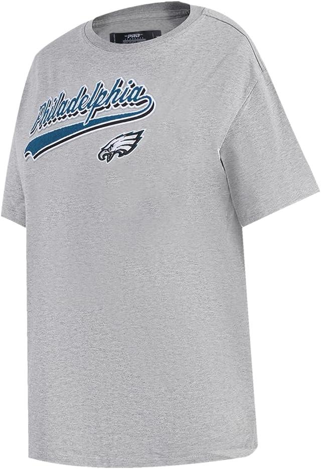 imagePro Standard Womens NFL Script Tail Bf TeeHeather Grey