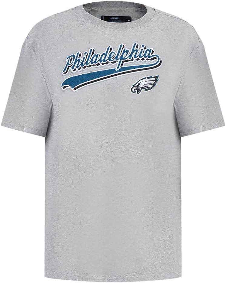 imagePro Standard Womens NFL Script Tail Bf TeeHeather Grey