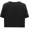 Pro Standard Womens NFL Philadelphia Eagles Mash Up Short Sleeve Boxy Tee Black XL