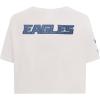 Pro Standard Womens NFL Philadelphia Eagles Varsity Blues Short Sleeve Boxy Tee Linen S