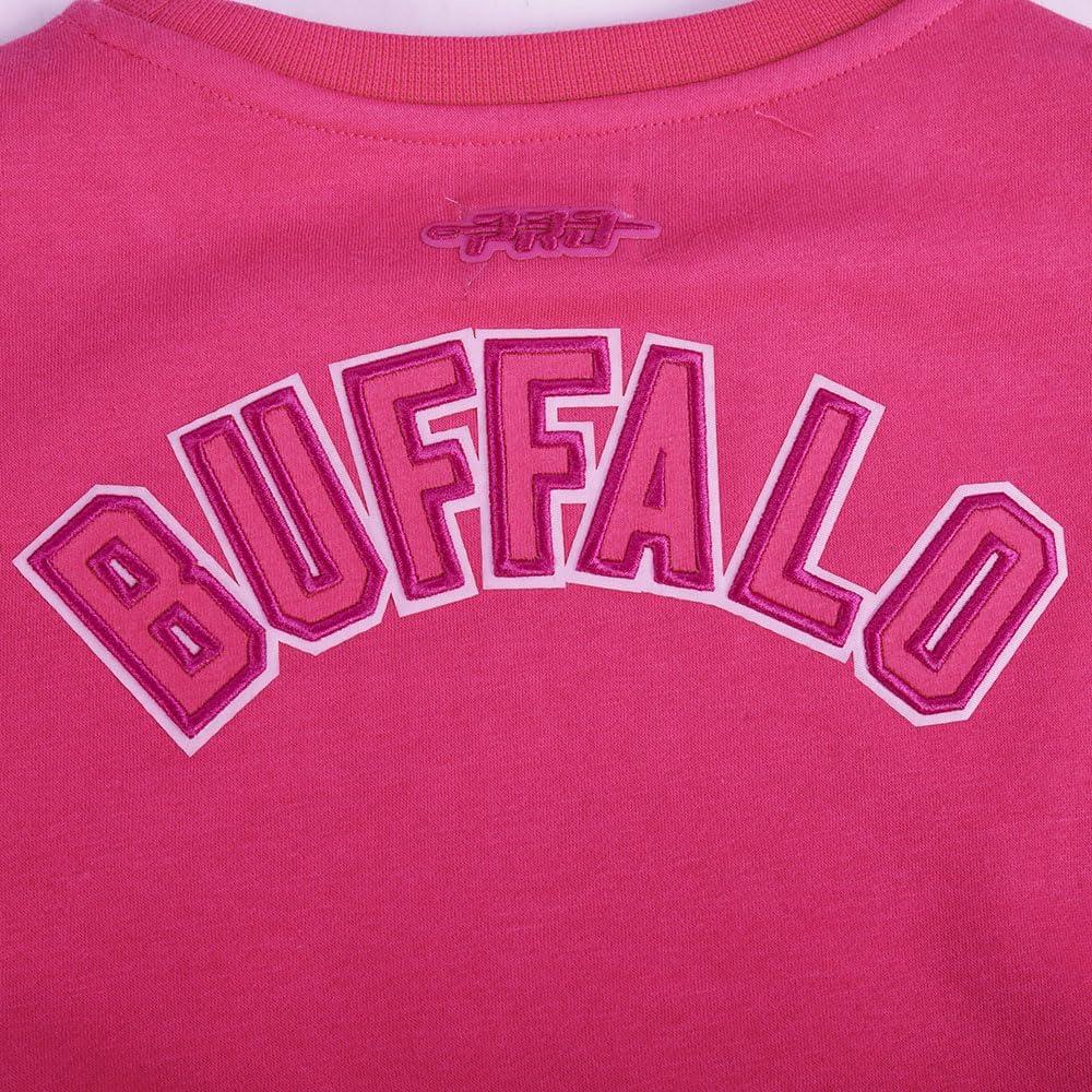 imagePro Standard Big Girls NFL Classic Triple Pink Crewneck SweatshirtBeetroot Purple