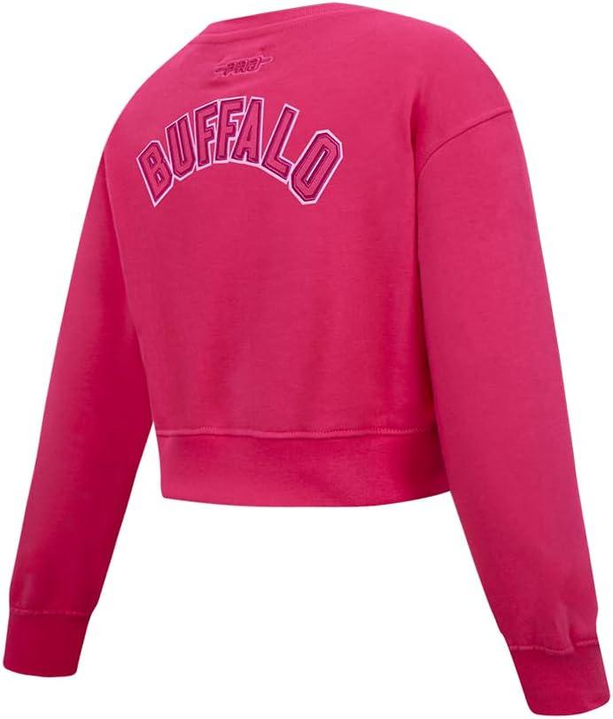 imagePro Standard Big Girls NFL Classic Triple Pink Crewneck SweatshirtBeetroot Purple