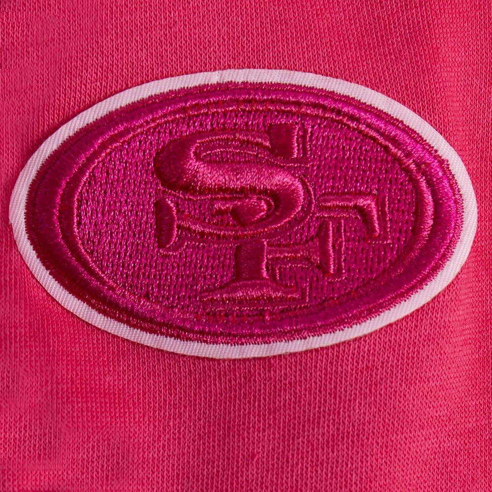 imagePro Standard Big Girls NFL Classic Triple Pink Crewneck SweatshirtBeetroot Purple