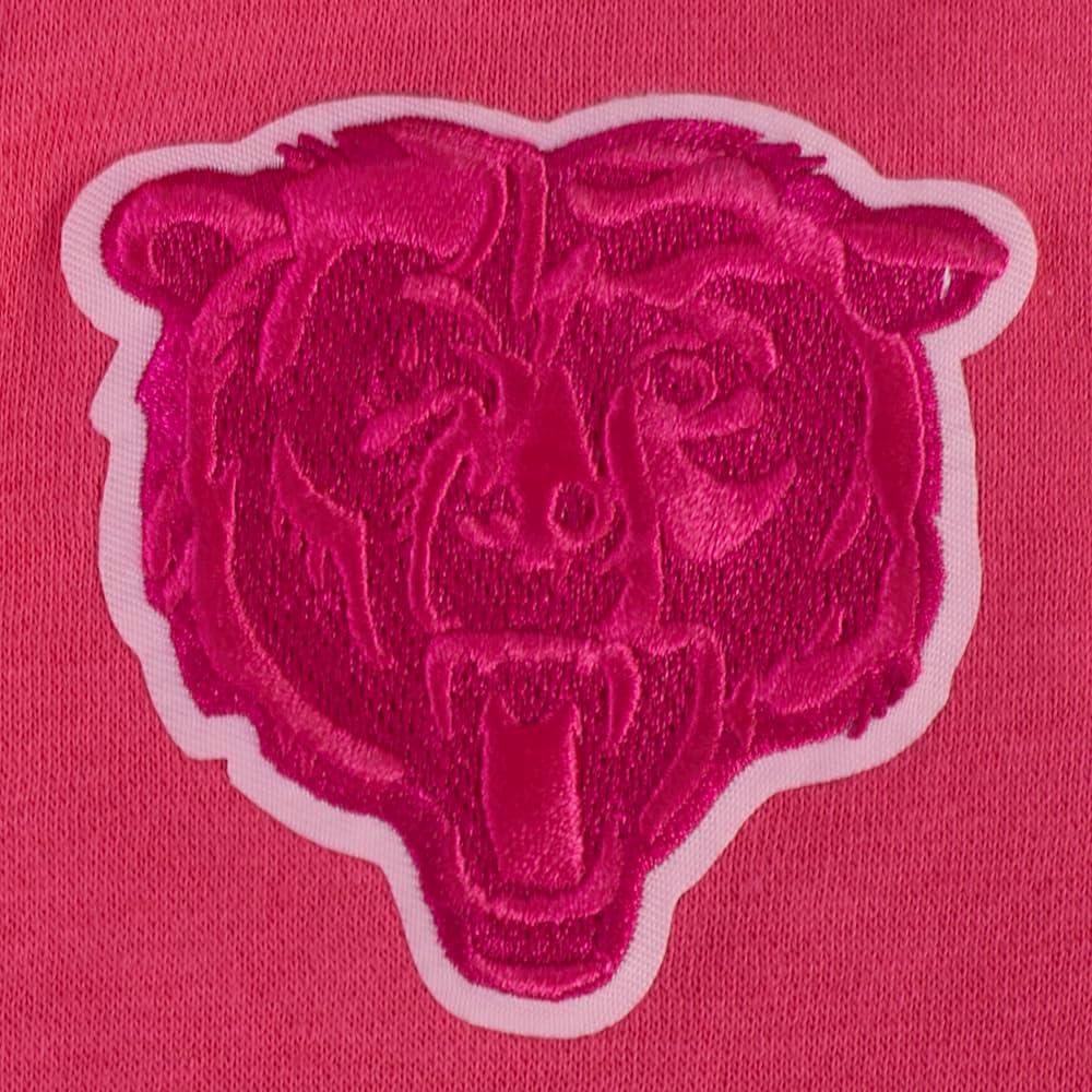 imagePro Standard Big Girls NFL Classic Triple Pink Crewneck SweatshirtBeetroot Purple