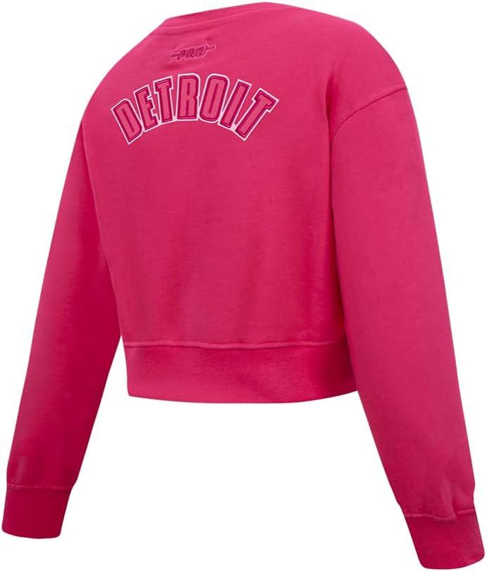imagePro Standard Big Girls NFL Classic Triple Pink Crewneck SweatshirtBeetroot Purple