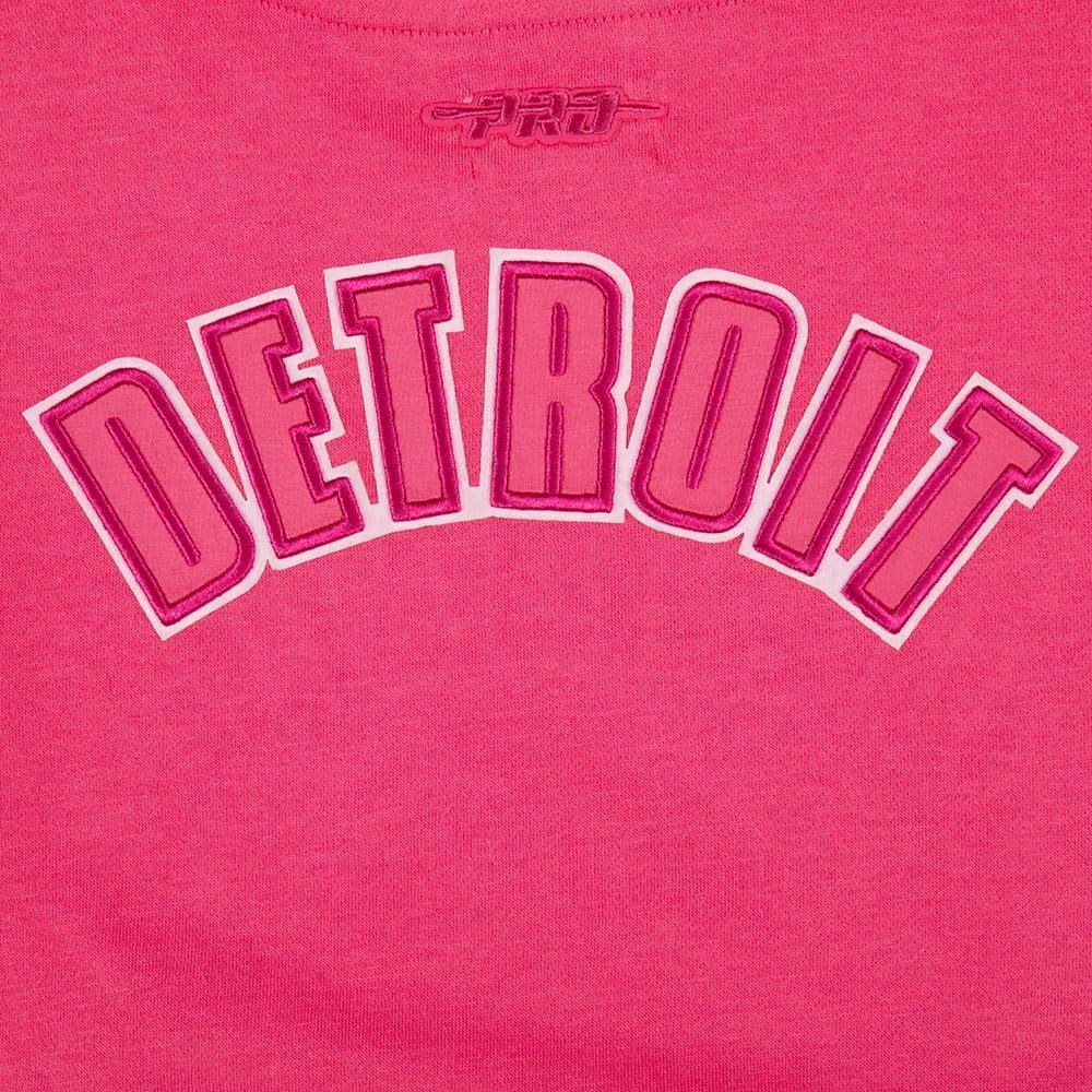 imagePro Standard Big Girls NFL Classic Triple Pink Crewneck SweatshirtBeetroot Purple