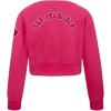 Pro Standard Big Girls NFL Classic Triple Pink Crewneck Sweatshirt(Beetroot Purple)