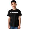 Pro Standard Big Boys NFL Las Vegas Raiders Classic Chenille Short Sleeve Tee Black XL
