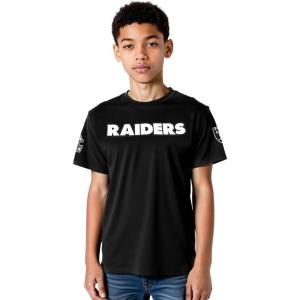 Pro Standard Big Boys NFL Las Vegas Raiders Classic Chenille Short Sleeve Tee Black XL