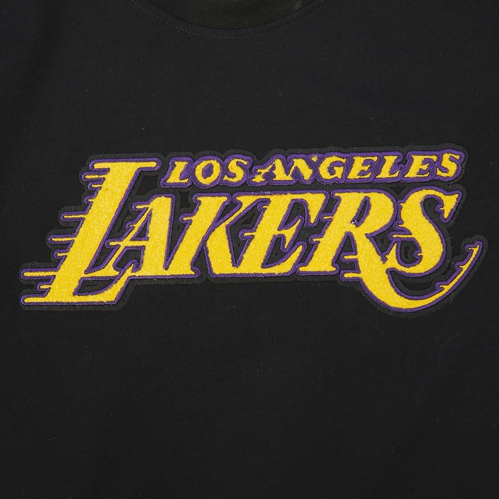 imagePro Standard Big Kids Los Angeles Lakers Classic PNN Cotton Short Sleeve TeeBlack