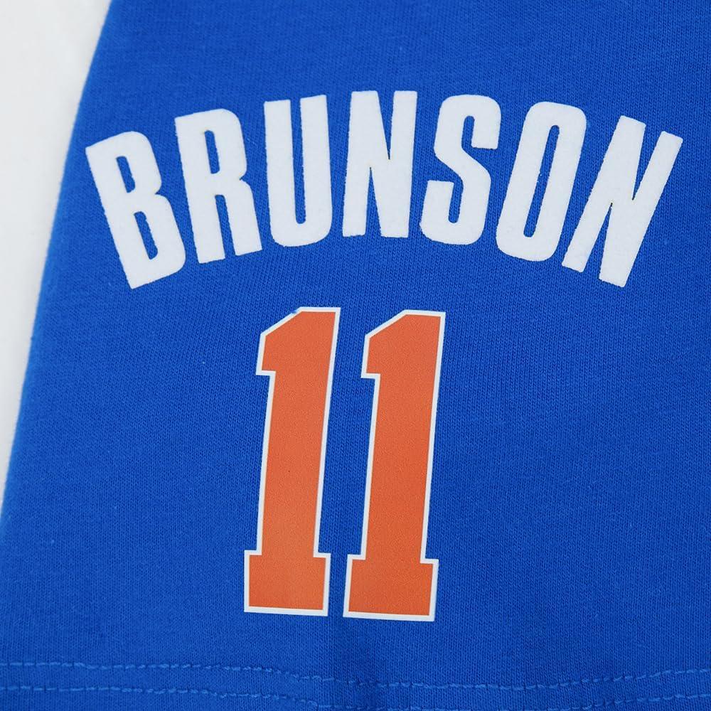 imagePro Standard NBA Boys Big Boys NBA New York Knicks Classic Player Cotton Short Sleeve TeeRoyal Blue