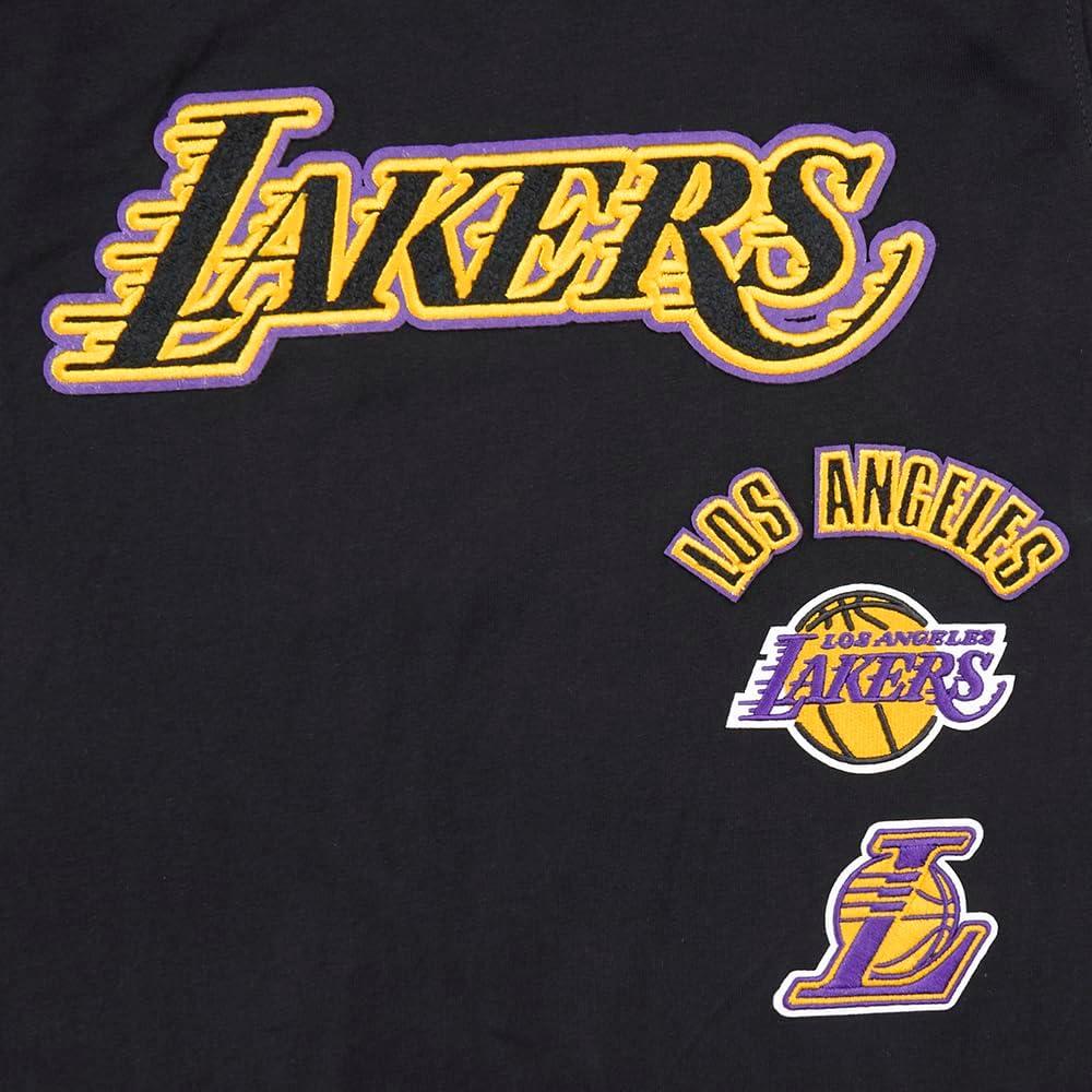 imagePro Standard NBA Boys Big Boys NBA Retro Classics Cotton Taping TeeBlackPurple