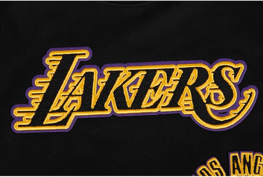 imagePro Standard NBA Boys Big Boys NBA Retro Classics Cotton Taping TeeBlackPurple