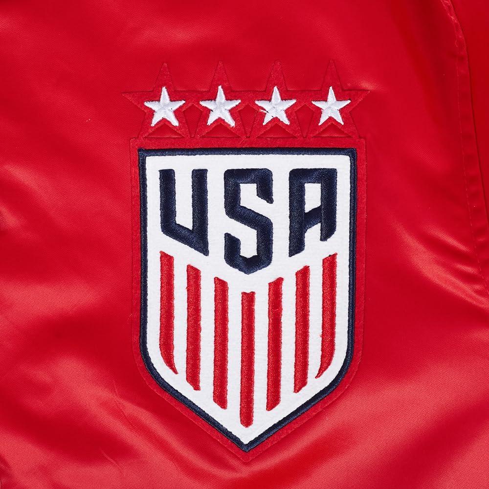imagePro Standard MENS USSF SUBLIMATED SATIN JACKET SATIN JACKETRed
