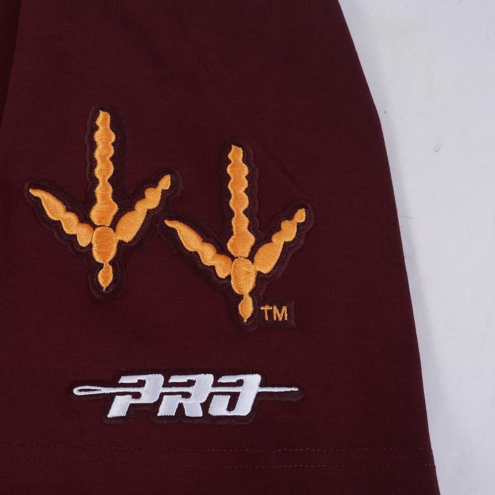 imagePro Standard Mens Virginia Tech Classic Chenille Short Sleeve Tee Wine 2XL