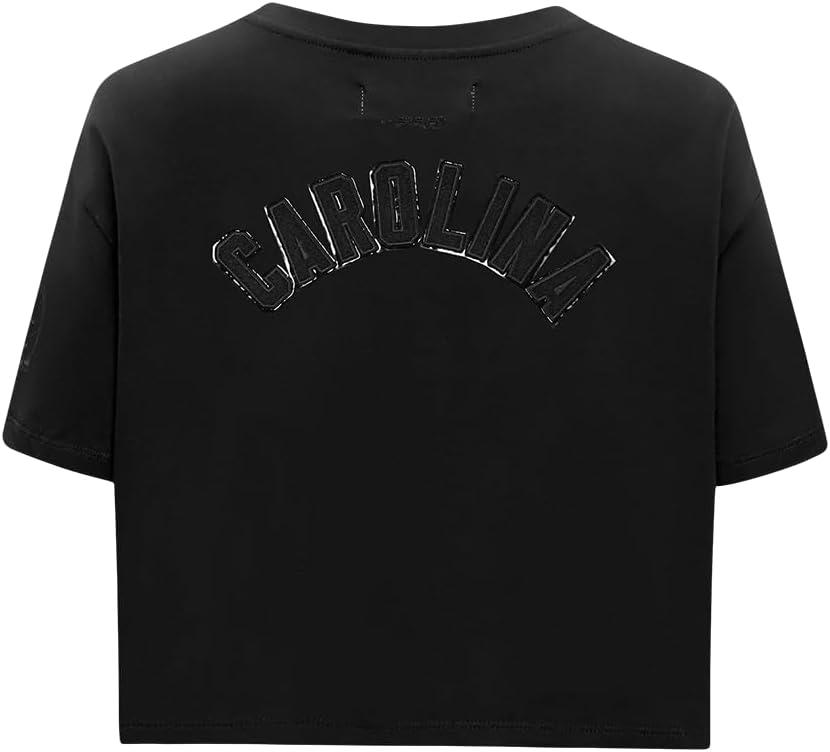 imagePro Standard Womens NFL Classic Cotton Short Sleeve Boxy TeeBlack