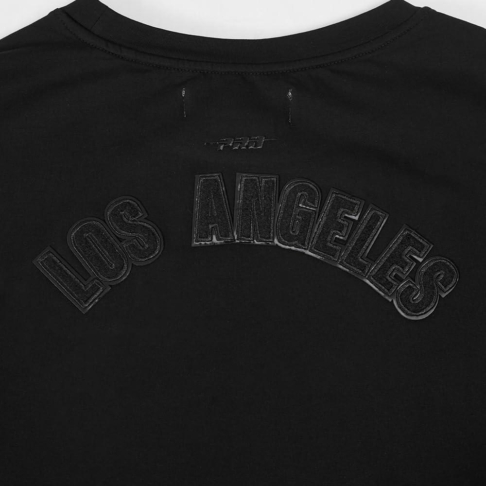 imagePro Standard Womens NFL Classic Cotton Short Sleeve Boxy TeeBlack