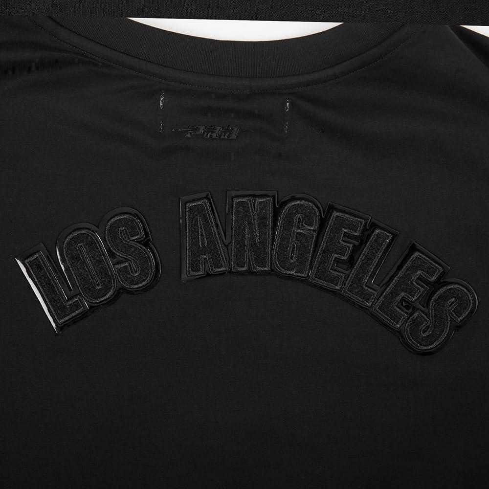 imagePro Standard Womens NFL Classic Cotton Short Sleeve Boxy TeeBlack