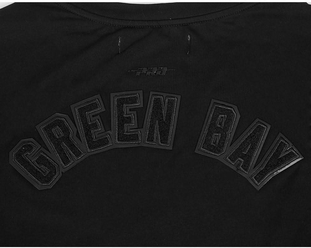 imagePro Standard Womens NFL Classic Cotton Short Sleeve Boxy TeeBlack