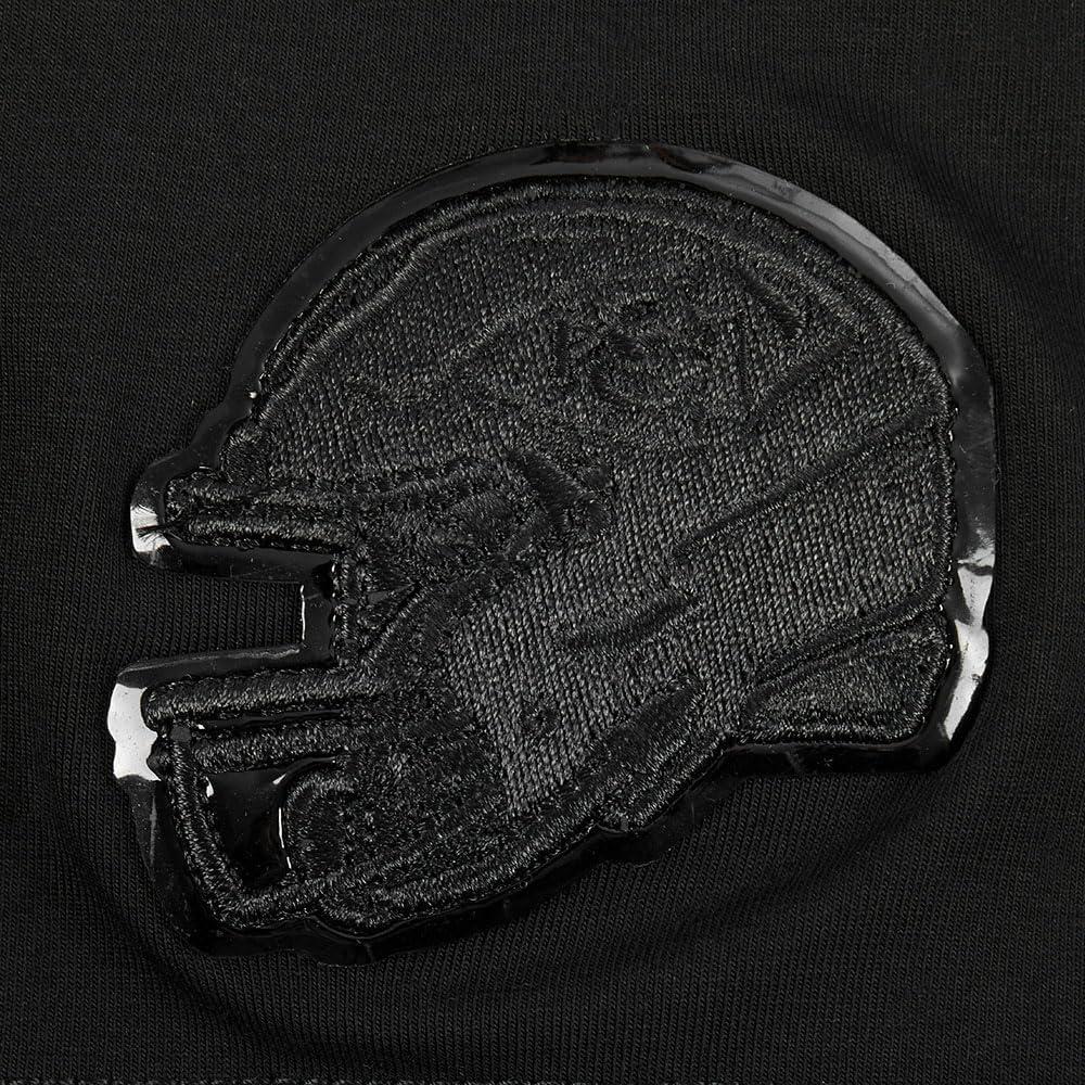imagePro Standard Womens NFL Classic Cotton Short Sleeve Boxy TeeBlack