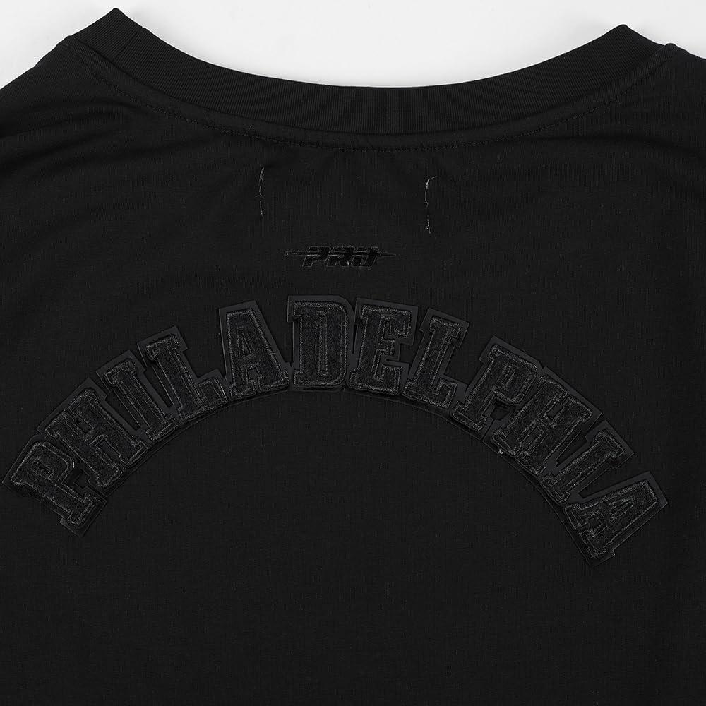 imagePro Standard Womens NFL Classic Cotton Short Sleeve Boxy TeeBlack