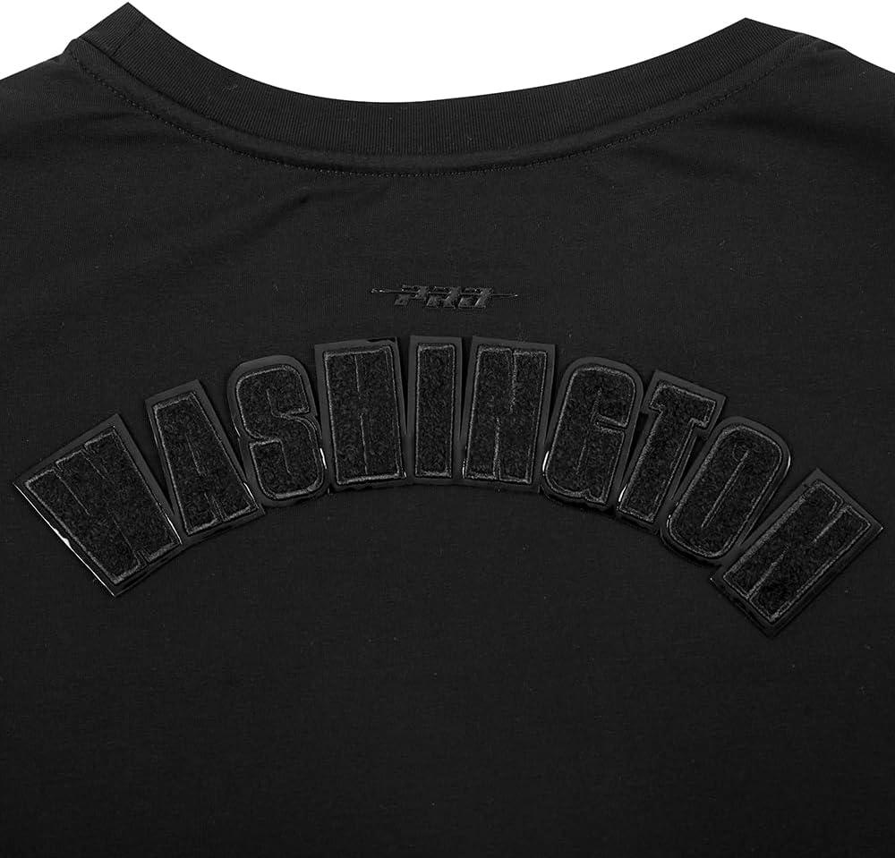 imagePro Standard Womens NFL Classic Cotton Short Sleeve Boxy TeeBlack
