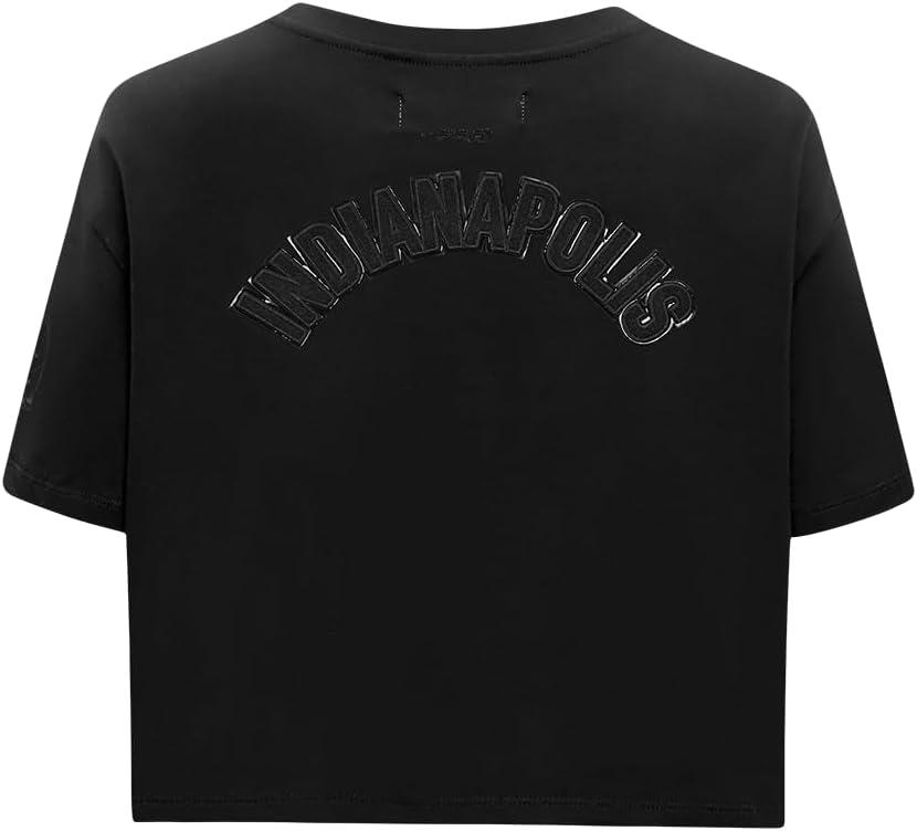 imagePro Standard Womens NFL Classic Cotton Short Sleeve Boxy TeeBlack