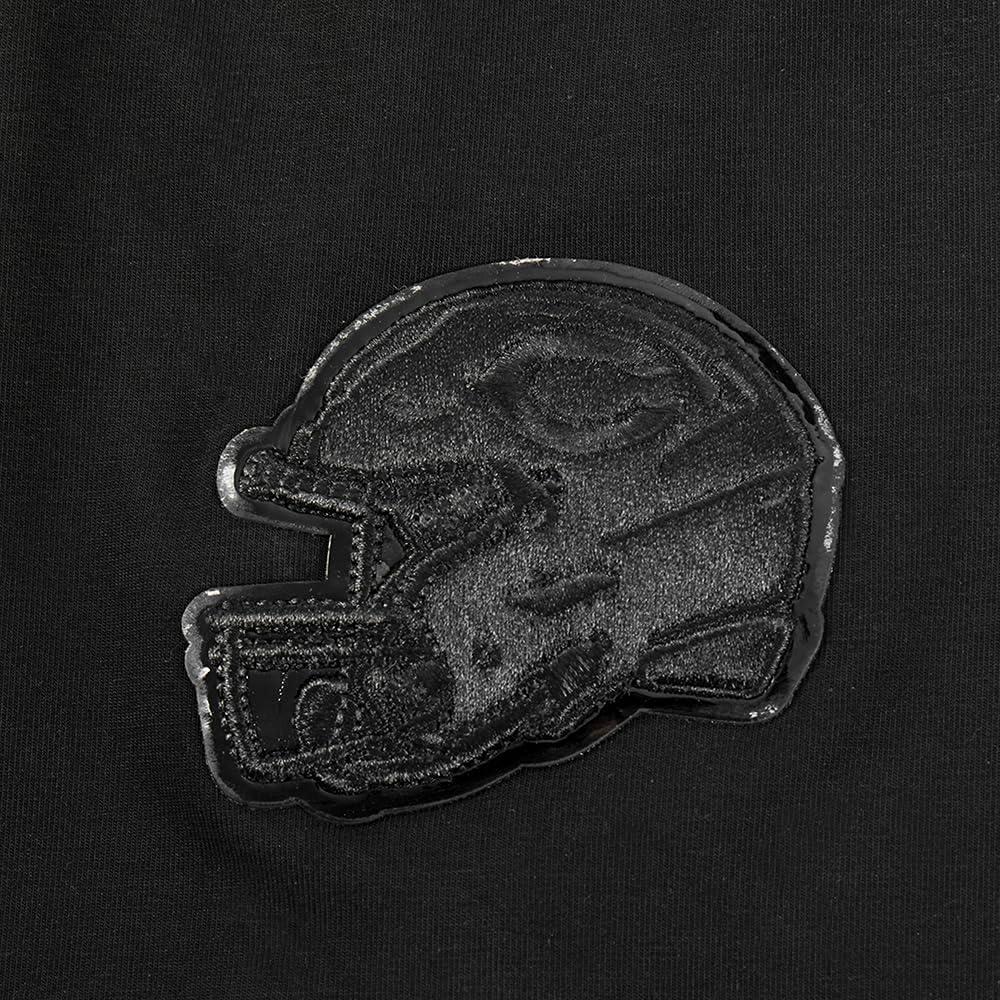 imagePro Standard Womens NFL Classic Cotton Short Sleeve Boxy TeeBlack