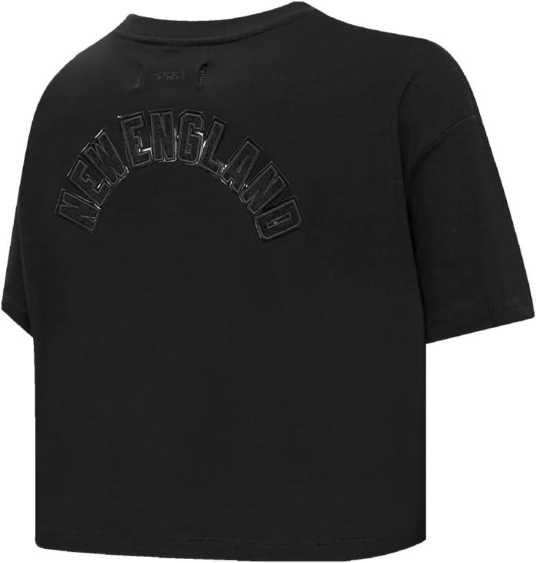 imagePro Standard Womens NFL Classic Cotton Short Sleeve Boxy TeeBlack