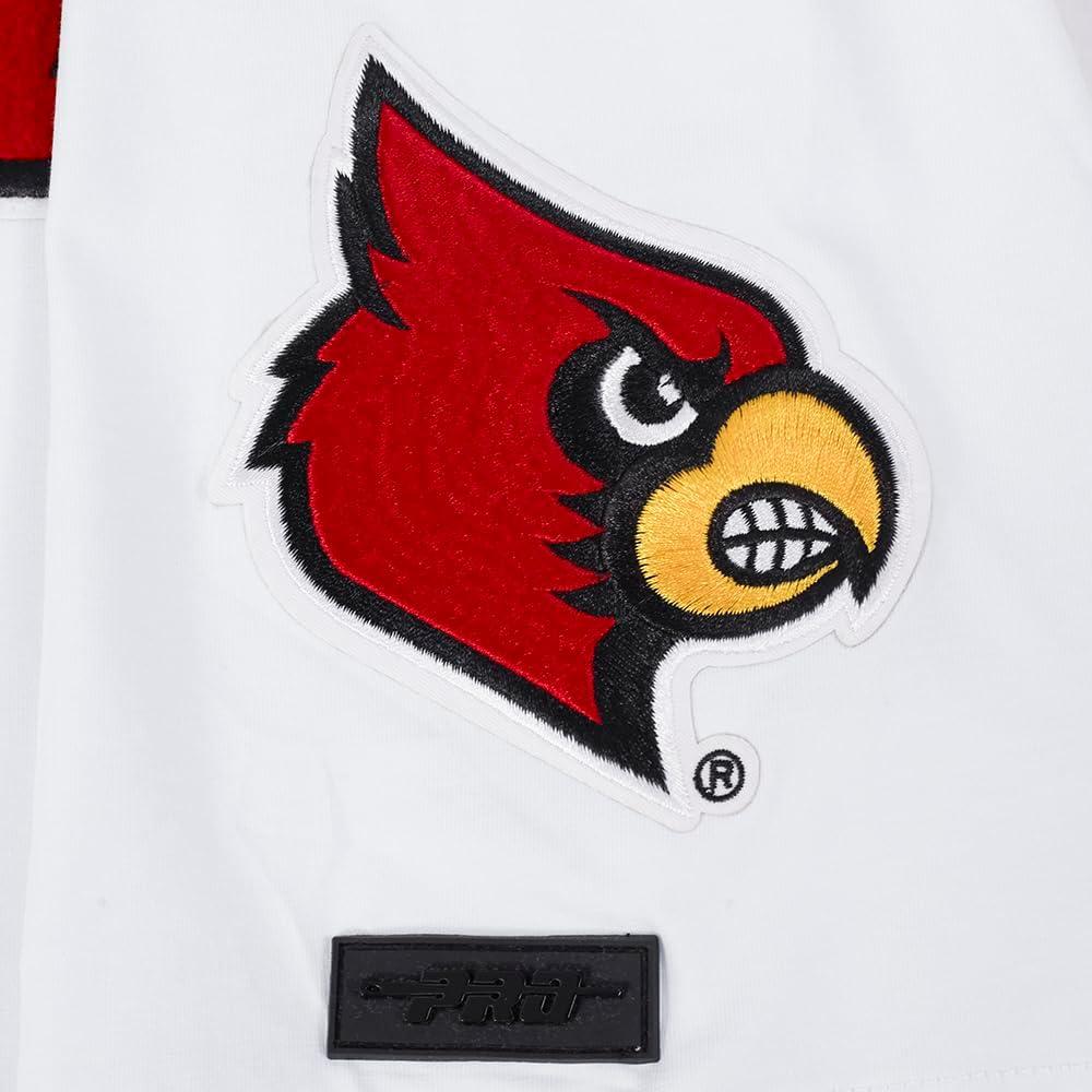 imageMens NCAA Louisville Cardinals Classic Chenille Short Sleeve Tee White M