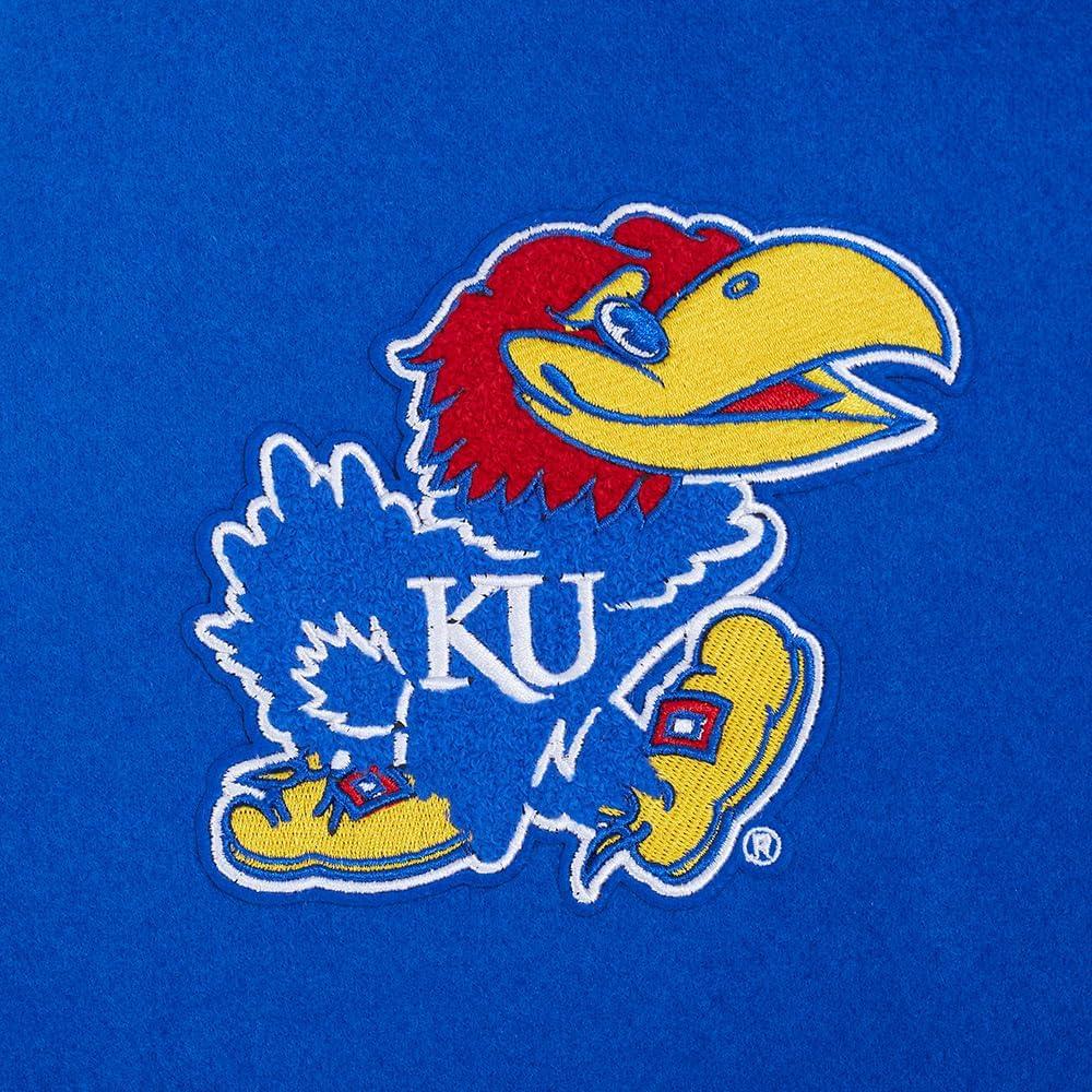 imagePro Standard Mens Ncaa University Of Kansas College Classic Chenille Varsity Jacket