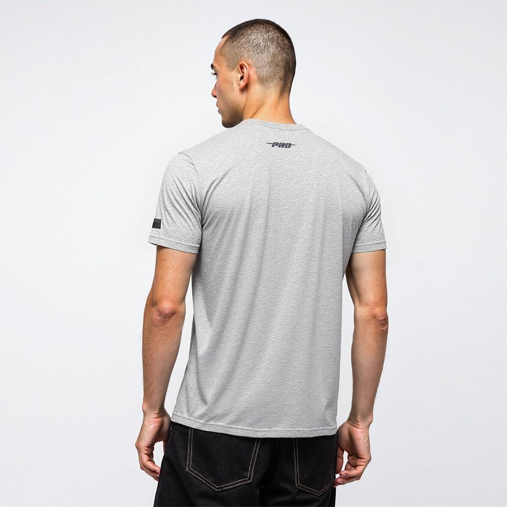 imagePro Standard Mens University of Cincinnati Classic Chenille Short Sleeve Tee Heather Grey XL