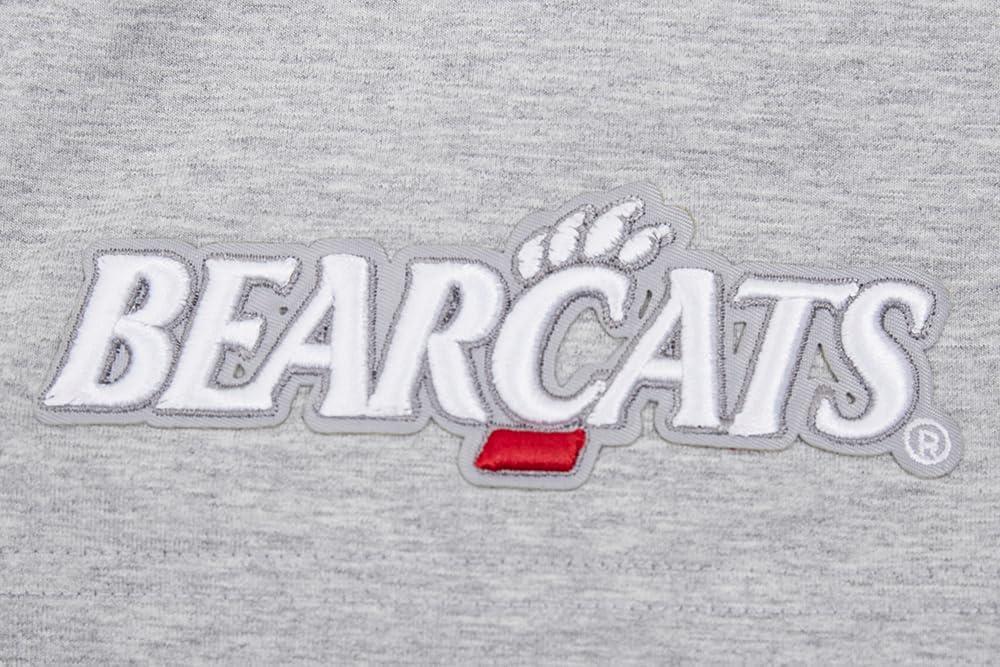 imagePro Standard Mens University of Cincinnati Classic Chenille Short Sleeve Tee Heather Grey XL