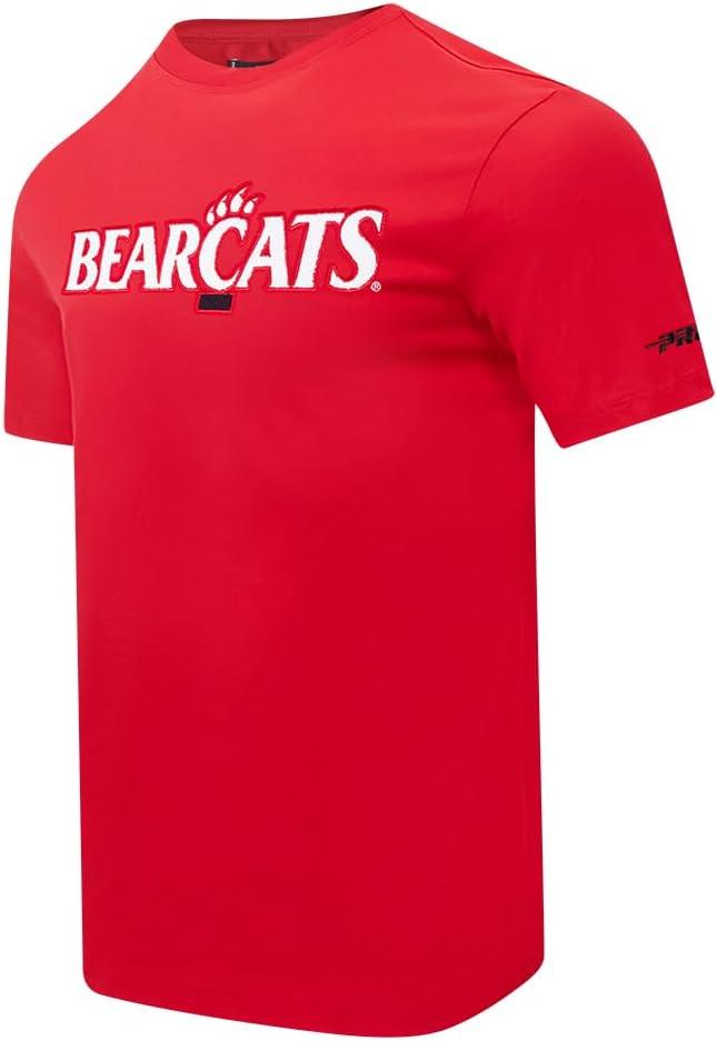 imagePro Standard Mens University of Cincinnati Classic Chenille Short Sleeve Tee Red M