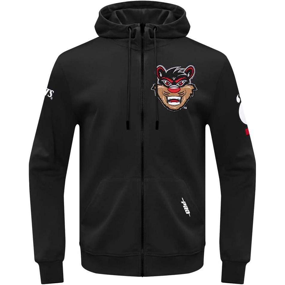 imagePro Standard Mens College Classic Chenille Cotton Double Knit Full Zip Hoodie