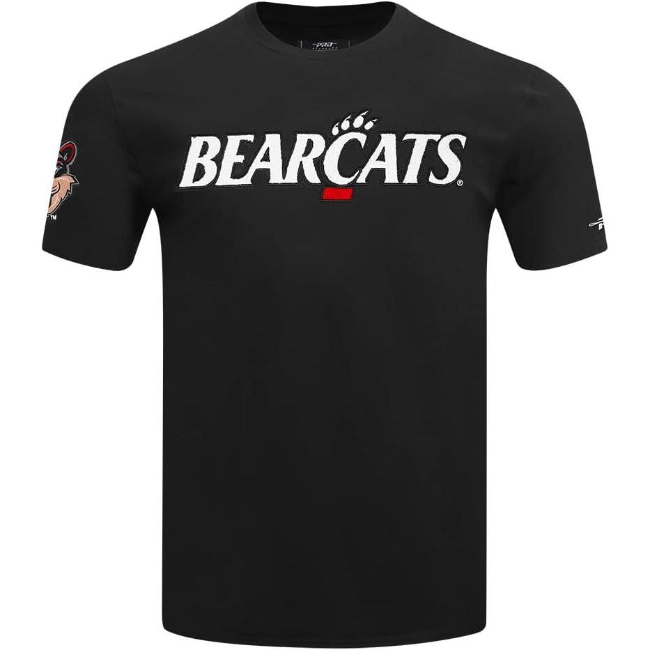 imagePro Standard Mens University of Cincinnati Classic Chenille Short Sleeve Tee Black 2XL