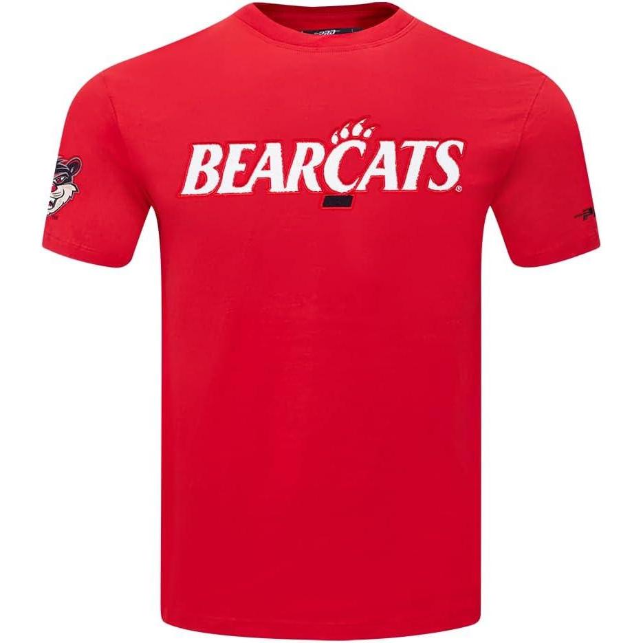 imagePro Standard Mens University of Cincinnati Classic Chenille Short Sleeve Tee Red S