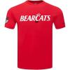 Pro Standard Mens University of Cincinnati Classic Chenille Short Sleeve Tee Red M