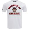 Pro Standard Mens University of Cincinnati Classic Chenille Short Sleeve Tee White M