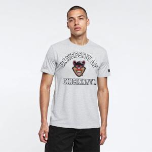 Pro Standard Mens University of Cincinnati Classic Chenille Short Sleeve Tee Heather Grey XL