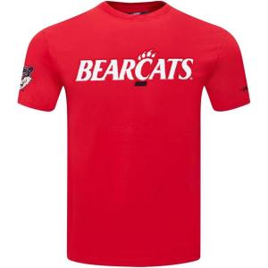Pro Standard Mens University of Cincinnati Classic Chenille Short Sleeve Tee Red S