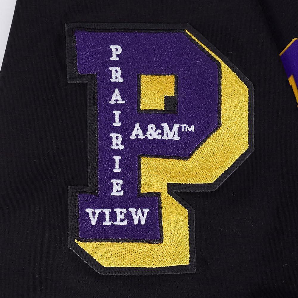 imagePro Standard Mens Prairie View AampM University Classic Chenille Short Sleeve Tee Black 2XL