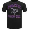 Pro Standard Mens Prairie View A&M University Classic Chenille Short Sleeve Tee Black 2XL