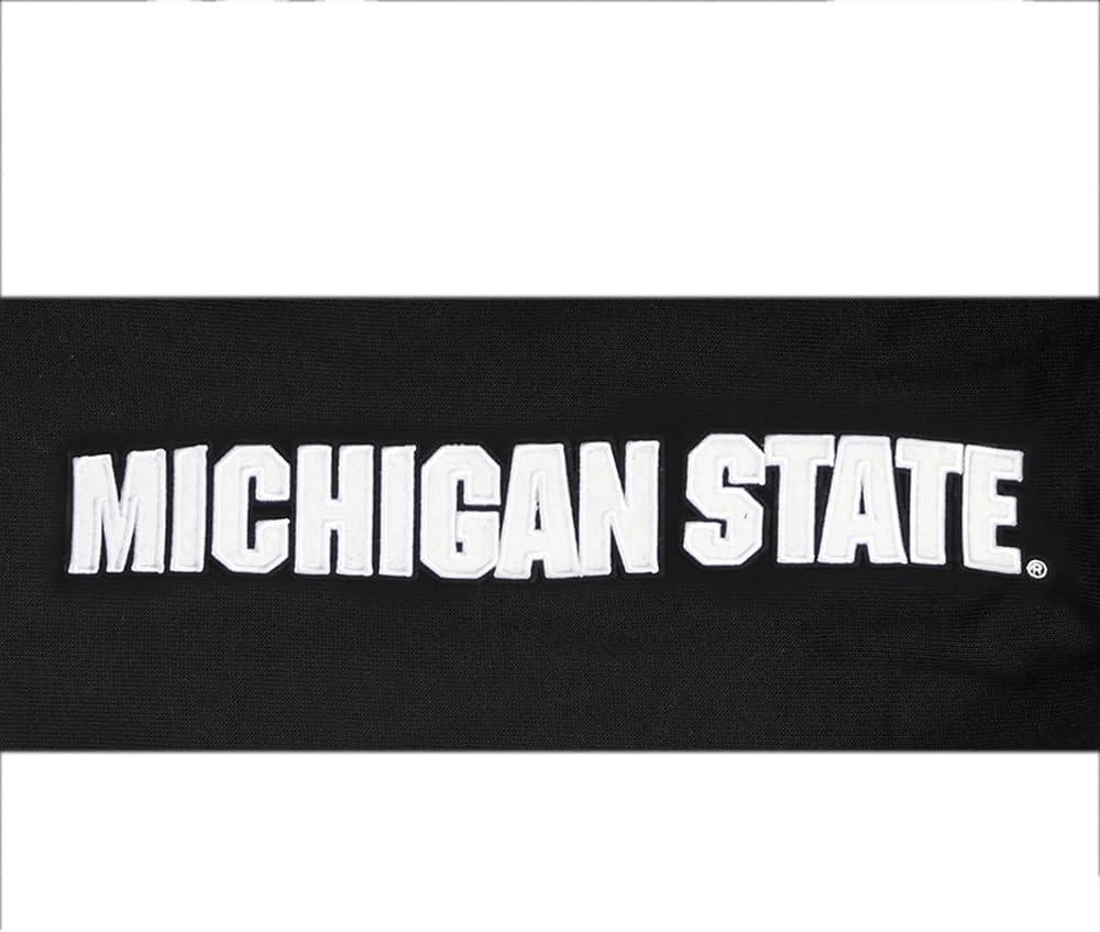 imagePro Standard Mens Michigan State University Classic Chenille Short Sleeve Tee Black 2XL