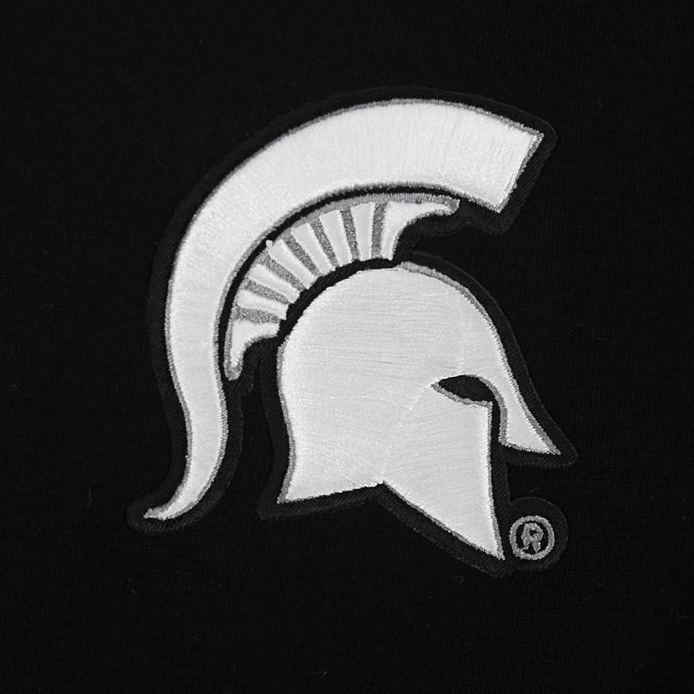 imagePro Standard Mens Michigan State University Classic Chenille Short Sleeve Tee Black 2XL