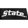 Pro Standard Mens Michigan State University Classic Chenille Short Sleeve Tee Black 2XL