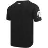 Pro Standard Mens Michigan State University Classic Chenille Short Sleeve Tee Black 2XL